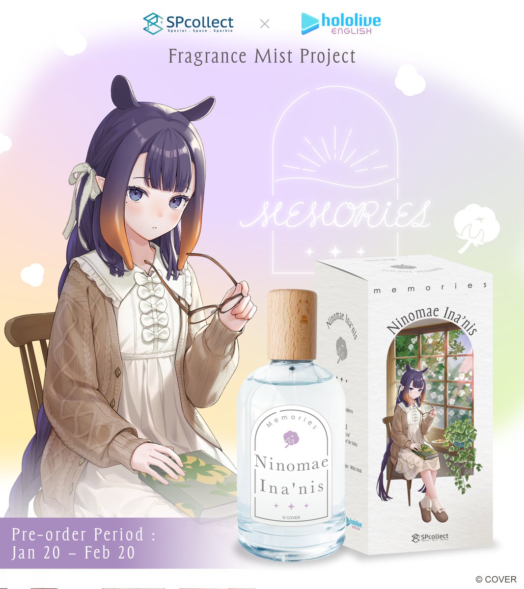 ninomaeinanis's tweet image. 🌟Special collaboration with SPcollect!!🌟
We are going to be releasing our own fragrance mists!
Be on a lookout for more info soon!! ❤️💜

#SPcollect #holo_MEMORIES #PR