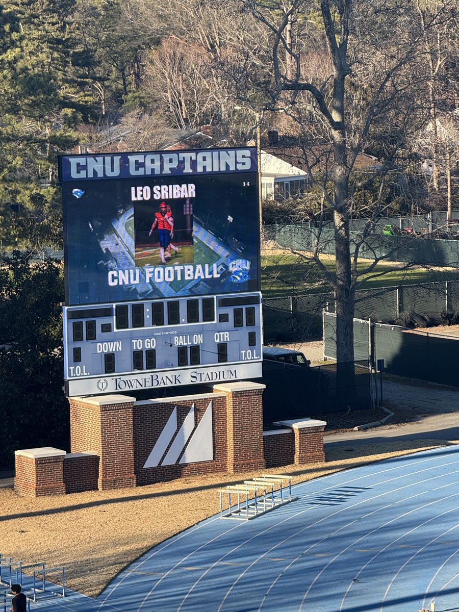 LeoSribar's tweet photo. Had a great time this weekend at @cnu_football. Thanks to the coaches  for giving me a great experience. 
@FinnertySean @indelible173 https://t.co/5wlFcsQVkx