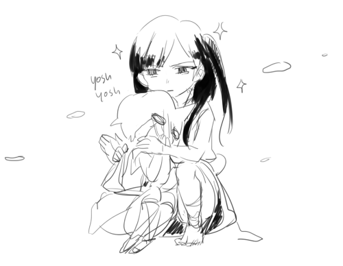 DailyAliMor's tweet image. Comforting

(artist unknown)
#Magi #Alibaba #Morgiana #Alimor #アリモル #アリババ #マギ #モルジアナ