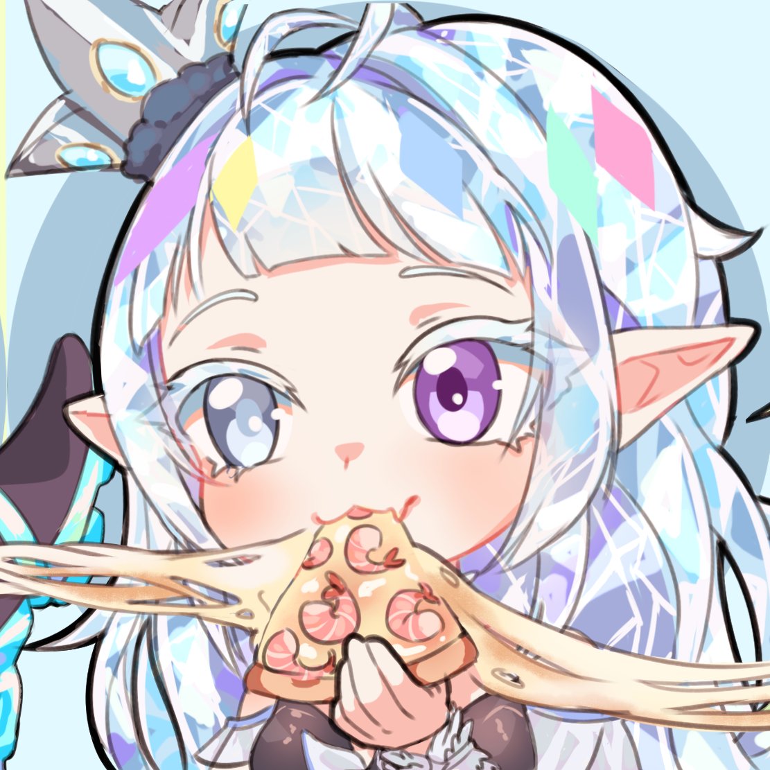 Wanna share a pizza with me? 🍕 con <a href="/TitanTaneko/">🐙Titan Taneko🐙VGen</a> 

Art: @/SutsukiChan_Art