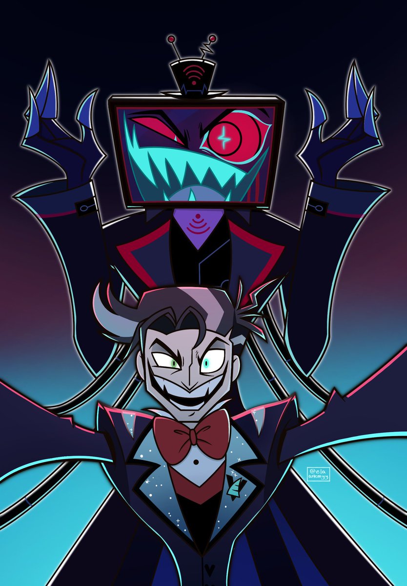 My favorite mentally ill TV man 📺

#Vox #HazbinHotel