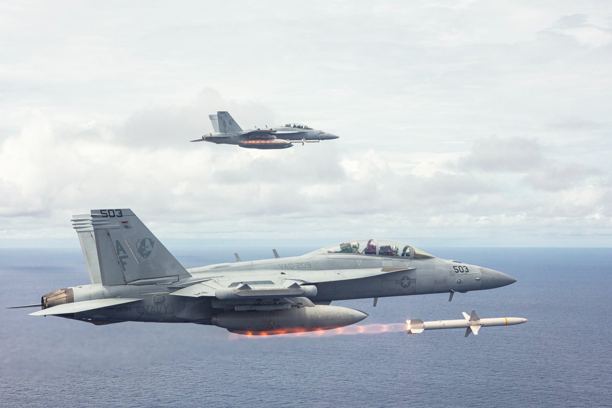 refueled's tweet image. EA-18G Growlers