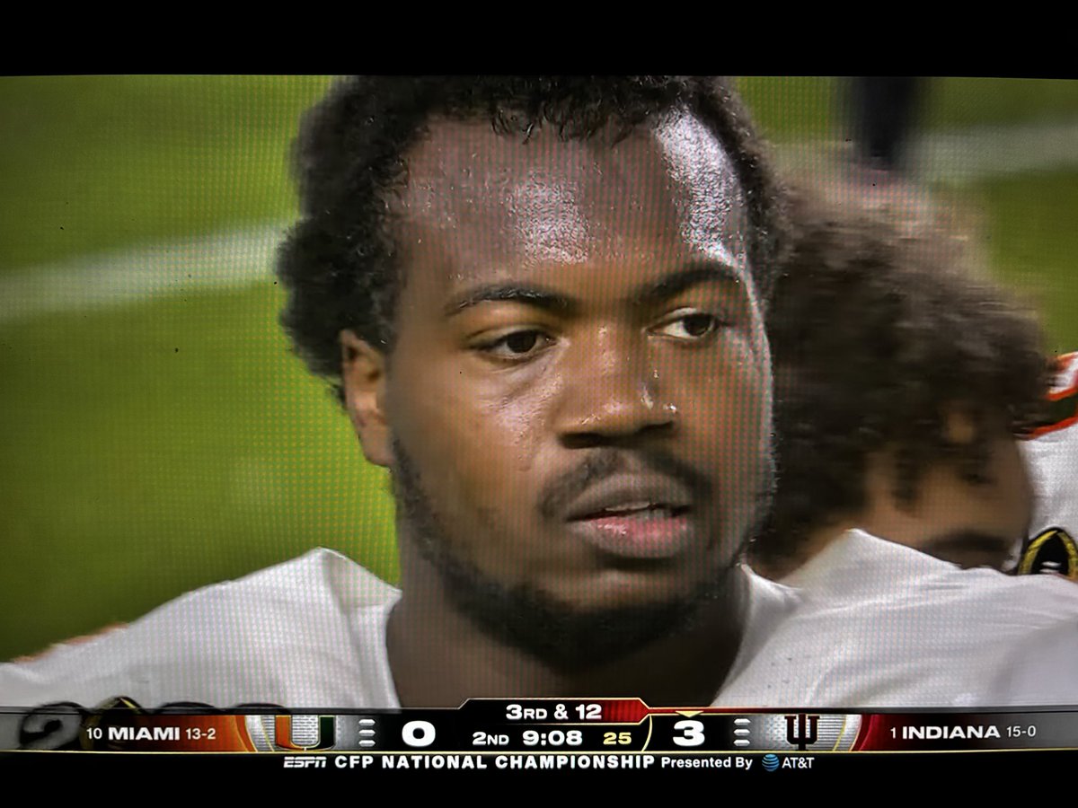 Someone said Rueben Bain looks like a cop from the 1980s &amp; now we can’t unsee it. 👮‍♂️