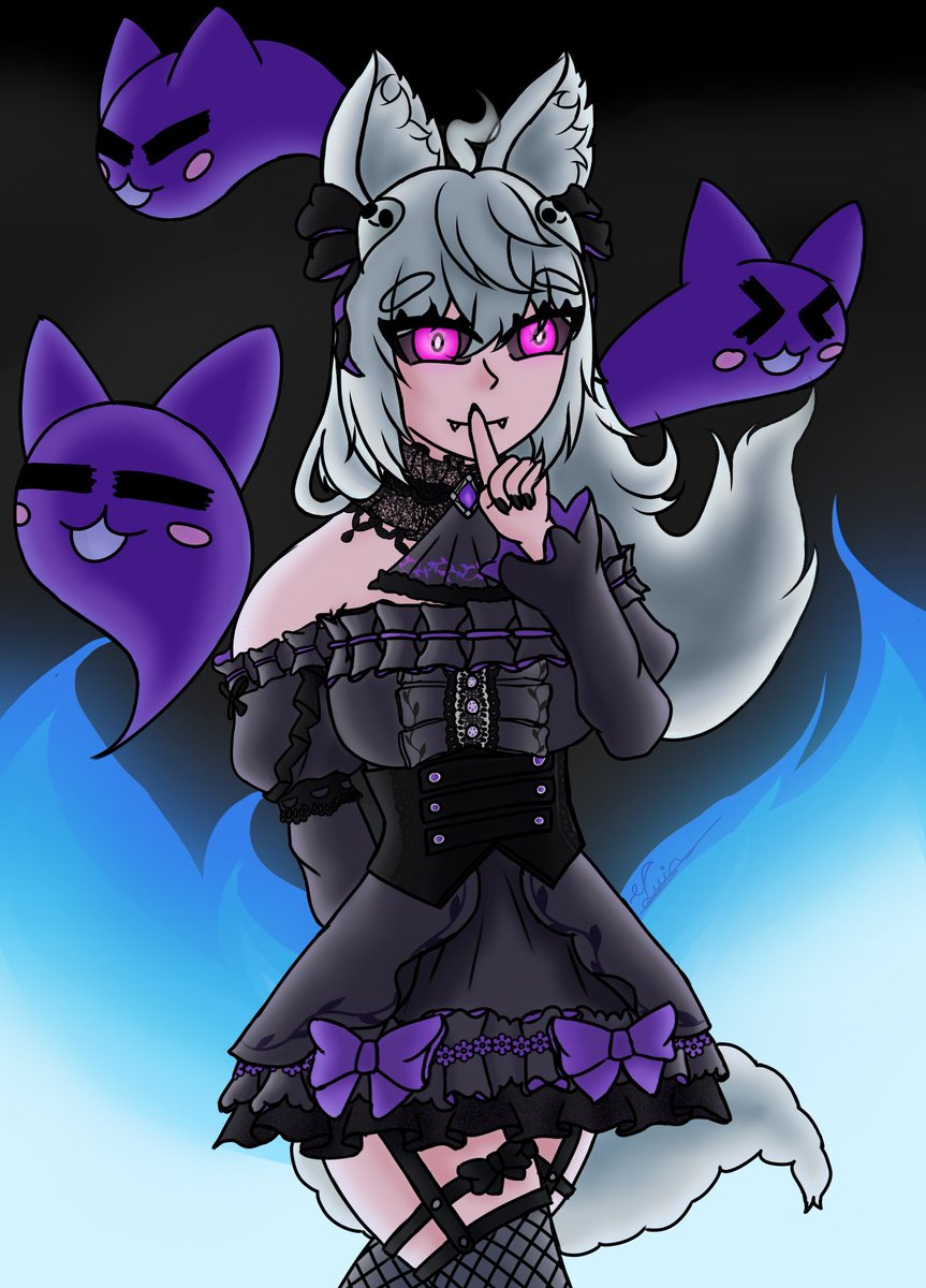 Bueno, aqui dejo mi humilde participación en el concurso de dibujo de la señorita PookyBoo espero que sea de su agrado

#ispookyart #ispookyconcurso