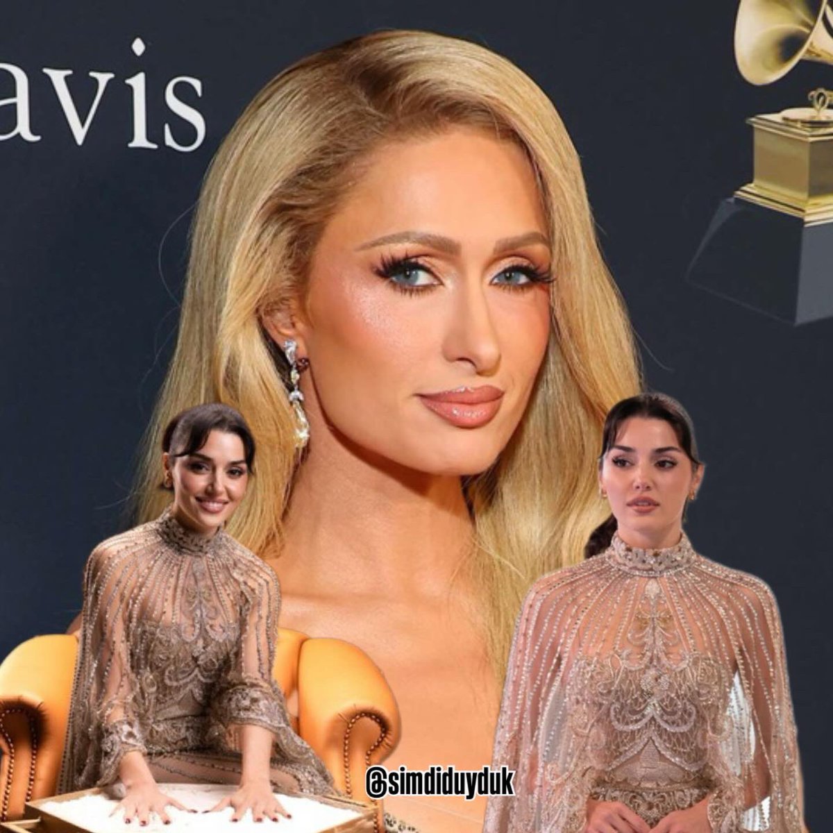 simdiduyduk's tweet photo. Hande’ye kayıtsız kalamadı… Paris Hilton, Hande Erçel’in fotoğrafına yorum yaptı! 

Dünyaca ünlü sosyetik isim #ParisHilton, #HandeErçel’in #JoyAwards2026 ile alakalı paylaşımlarını beğenerek emojili bir yorum yaptı. Hilton’un bu etkileşimi sosyal medyada bir hayli dikkat çekti. https://t.co/KWWEpVNH5g