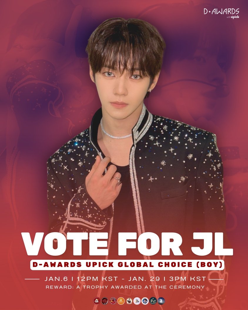 JLVPTeam's tweet photo. 📢 [D-9] UPICK Global Choice (BOY) 

Byeolbitdan/Starflares and JL stans — the 100% payback from Time Attack is all in! HOLD YOUR JAMS for now - keep grinding.  Let's wait for the next Time Attack to drop our jams. 

• DO NOT DROP VOTES YET — we need to hold until the right moment.
• If you can manage, CREATE ADDITIONAL ACCOUNTS to boost our collection.
• KEEP COLLECTING JAMS DAILY — every single jam counts.
• STAY TUNED TO JLVPT for the official drop schedule and further voting instructions.

🗳 UPICK GLOBAL CHOICE (BOY) 
🎯 Top 1
🎁 Award at the 2026 D-Awards ceremony
📅 ~ Jan 29, 3PM KST

💙 How to Collect Blue Jams (Expires every 15th and last of the month) 
1⃣ Attendance Check
2⃣ Watch Videos
3⃣ Level Up & Rewards
4⃣ Items
      - Special Profile
      - Blue Jam Carryover
      - EXP X2
      - 100% Payback
5⃣ Payment Events

🩷 How to Collect Pink Jams (No expiration) 
1⃣ In-App Purchase

We still have a long journey ahead, and the competition is fierce. That’s why it’s crucial to maximize every jam we collect. Let’s stay united, disciplined, and determined to secure JL’s crown in the UPICK GLOBAL CHOICE (BOY) category!

#AHOF #아홉   
#AHOF_JL #제이엘   
@AHOF_official