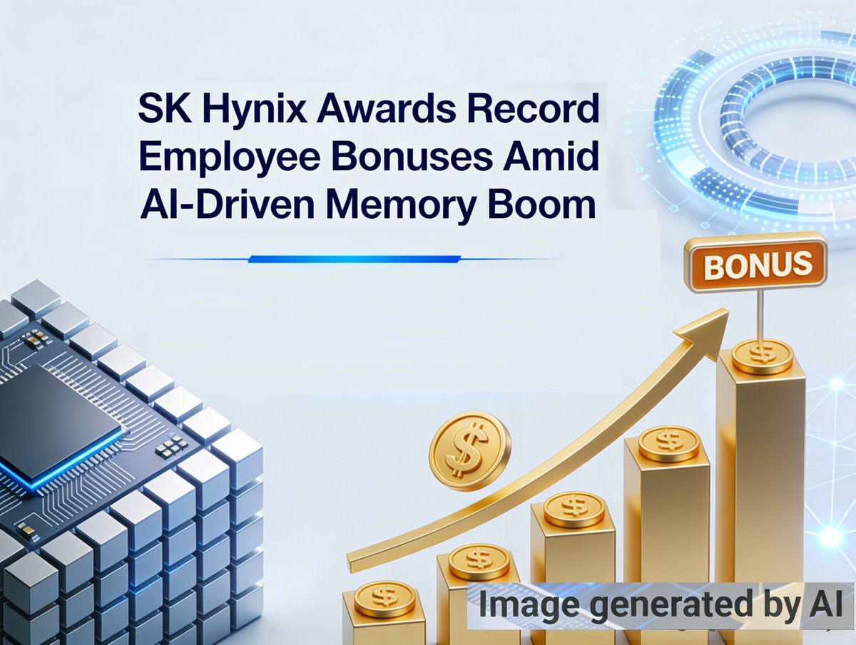 SK Hynix, a leading global memory chipmaker, announced on January 19, 2026,  that it will pay out unprecedented performance bonuses averaging more than  136 million Korean won (around USD 100,000 or CNY