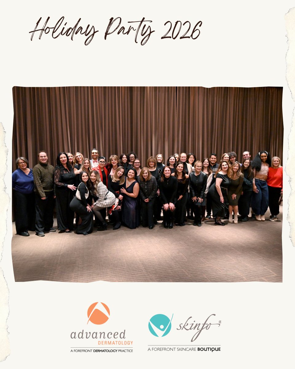 advdermatology's tweet image. Big thanks to all staff at Advanced Dermatology and skinfo® for coming to our 2026 Holiday Party! Special thanks to Saranello's for hosting our get-together and The Murder Mystery Company for keeping us engaged in an exciting dinner murder mystery!

#holidayparty #northshore