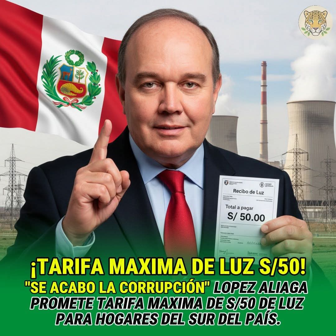 🔴🟢 #ATENCION_PERU Rafael López Aliaga volvió a dirigir un mensaje al sur del país con una propuesta que busca impactar directamente en el bolsillo de las familias 🇵🇪⚡, al afirmar: “Hermanas y hermanos del Sur Andino, voy a estar con ustedes”, denunciando que la región produce