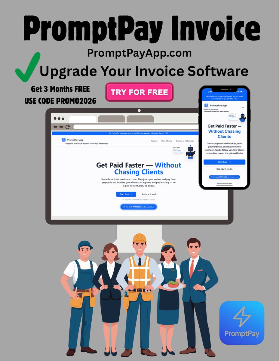 PromptPay Invoicing App tweet media