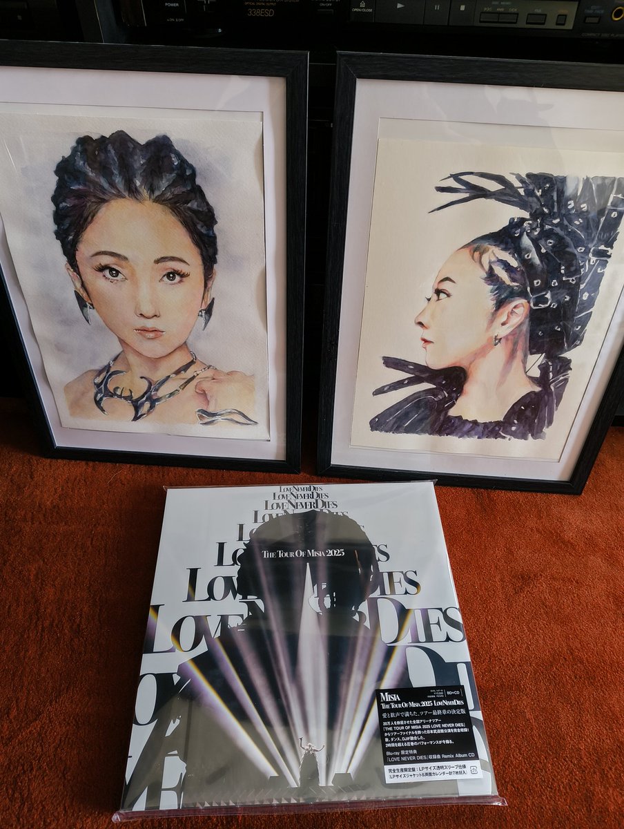 kei1037's tweet photo. MISIAさんのライブブルーレイ届きました💿
武道館行けなかったので、これから5.1chサラウンドで楽しみます
（自分で描いたイラスト額に入れました）
#MISIA
#THETOUROFMISIA2025 https://t.co/bs9W2S2tca