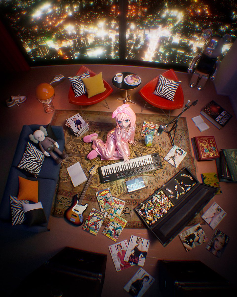 Apoki2's tweet image. Night Signal 🌃📡
.
#APOKI #아뽀키 #アポキ