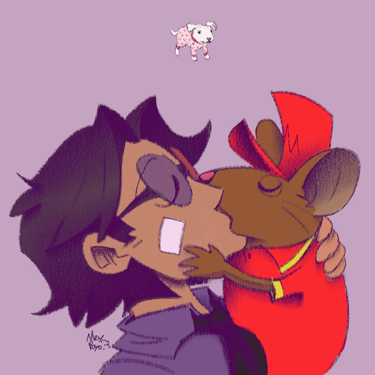 Waos el enemies to lovers más baboso que he visto (No sé porque hice esto quitenme la tableta por favor).

#PROYECTA2 #momilioart