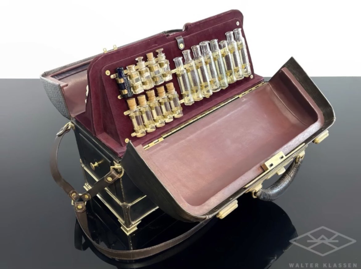 ca11mebiles's tweet image. thinking about victor frankenstein’s medical bag.