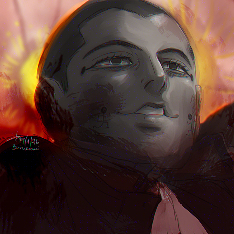 buruzami_buruz's tweet photo. Rest well, cutie 🥹

#GoldenKamuy #ゴールデンカムイ #UsamiTokishige #宇佐美時重 #spoiler https://t.co/Q9myypVLTh
