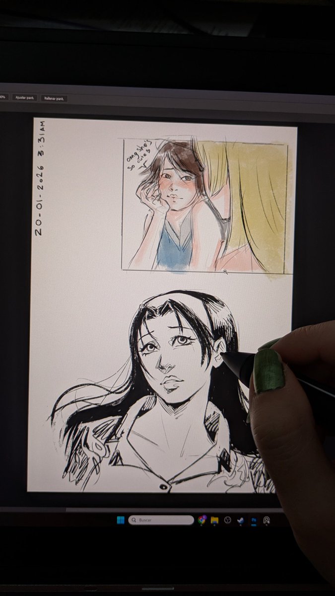 mesenoth's tweet image. Bocetos mientras lurkeaba a @HauresDolus