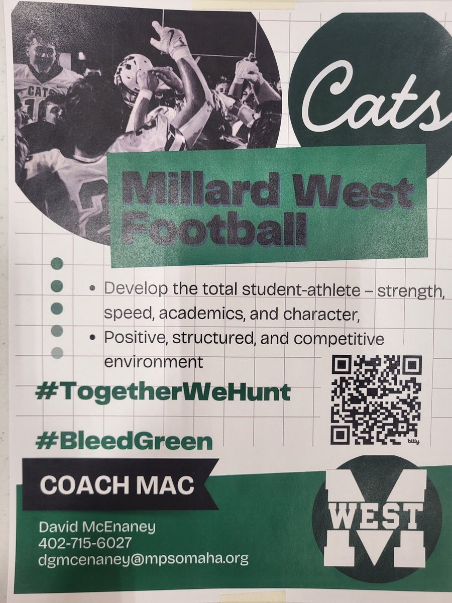 Just in case you didn't make it to <a href="/MWHSactivities/">Millard West Activities</a> 8th Grade Orientation tonight!  Spring Speed &amp; Weights Camp for current 7th &amp; 8th Grades opened today! <a href="/BMSActivities/">Beadle Middle School Activities</a> <a href="/Russellacts/">Russell Middle School Activities</a> <a href="/MusWildcats/">MW Jr Wildcats Feeder Football Program</a> <a href="/2031MWJrCats/">7th Grade MW Jr. Wildcats Green Football</a> share.google/S9JKKkLQSoTlrl…