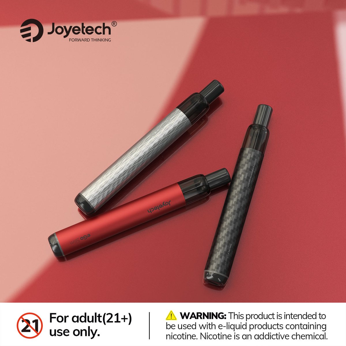 Lightweight, balanced, and understated, it’s made for those who appreciate a clean look and a comfortable grip in daily use.

Warning: This product may contain nicotine. Nicotine is an addictive chemical. Our products are restricted to adults 21+ only.
#eGoSlim  #joyetech