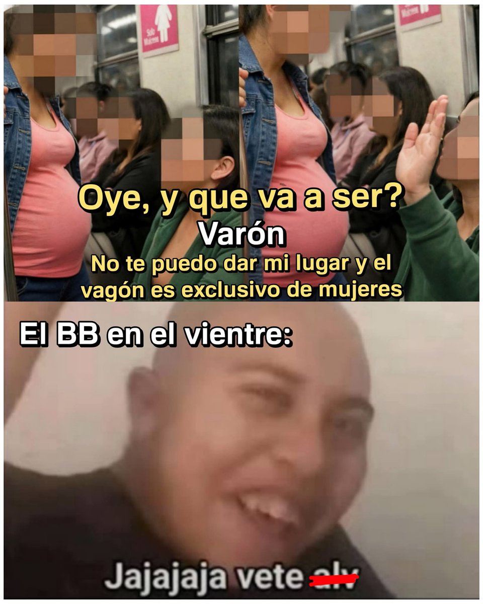 elconde_nad0's tweet image. 😱🚇 INSÓLITO EN EL METRO
Una mujer intentó ingresar al vagón exclusivo para mujeres, pero le negaron el asiento por una razón que dejó a todos en shock: llevaba a su hijo varón 😳.