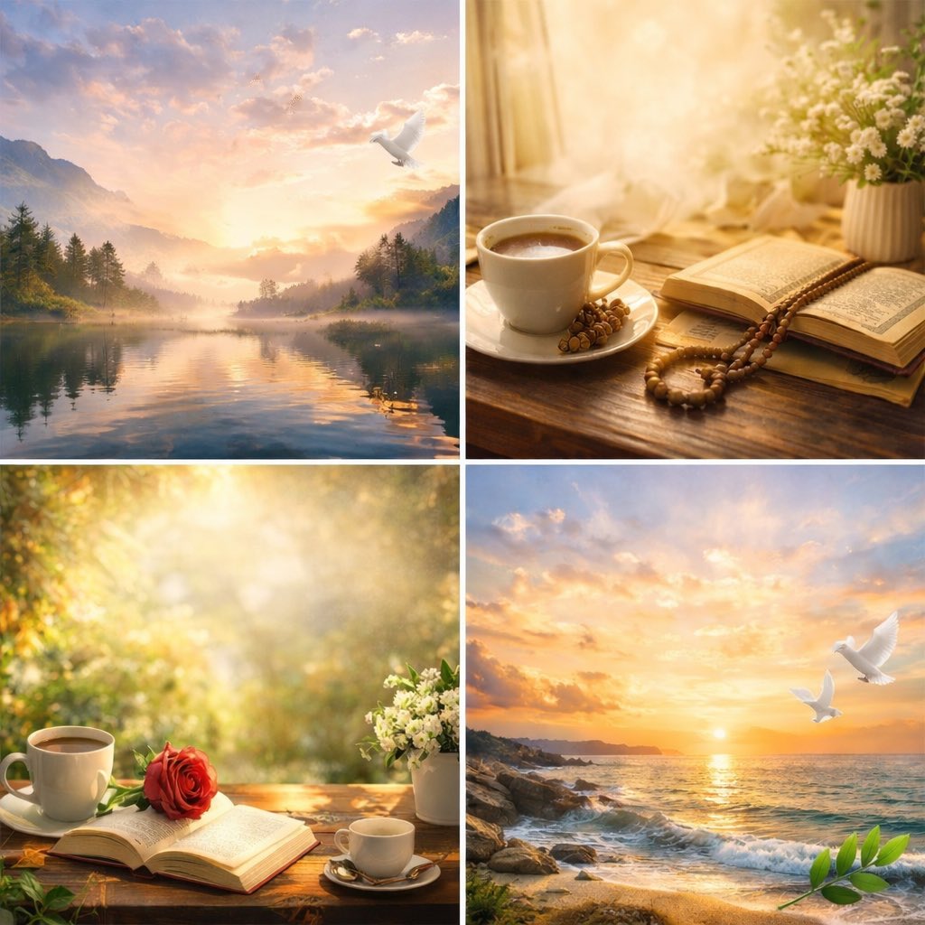 #صباح_الخير 

في هذا الصباح 
اللهم أرزقنا الأمان والسلام والطمأنينة والسكينة والسكون النفسي والروحي ؛ وصب علينا حبك صبًّا ولاتكلنا إلى أحد غيرك يارب. 

 .
               ❤️صباح الخير❤️🕊️

🌿❤️
#صباحيات