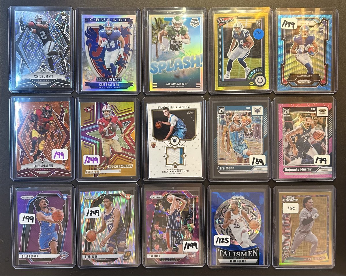 🎊 BCCards Stack Sale 🎊 

$5 per card or 2 for $8 (good for any $5 post)

#TheHobby