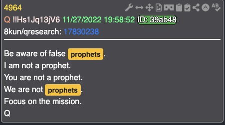 andweknow's tweet image. There are NO prophets today. Period.