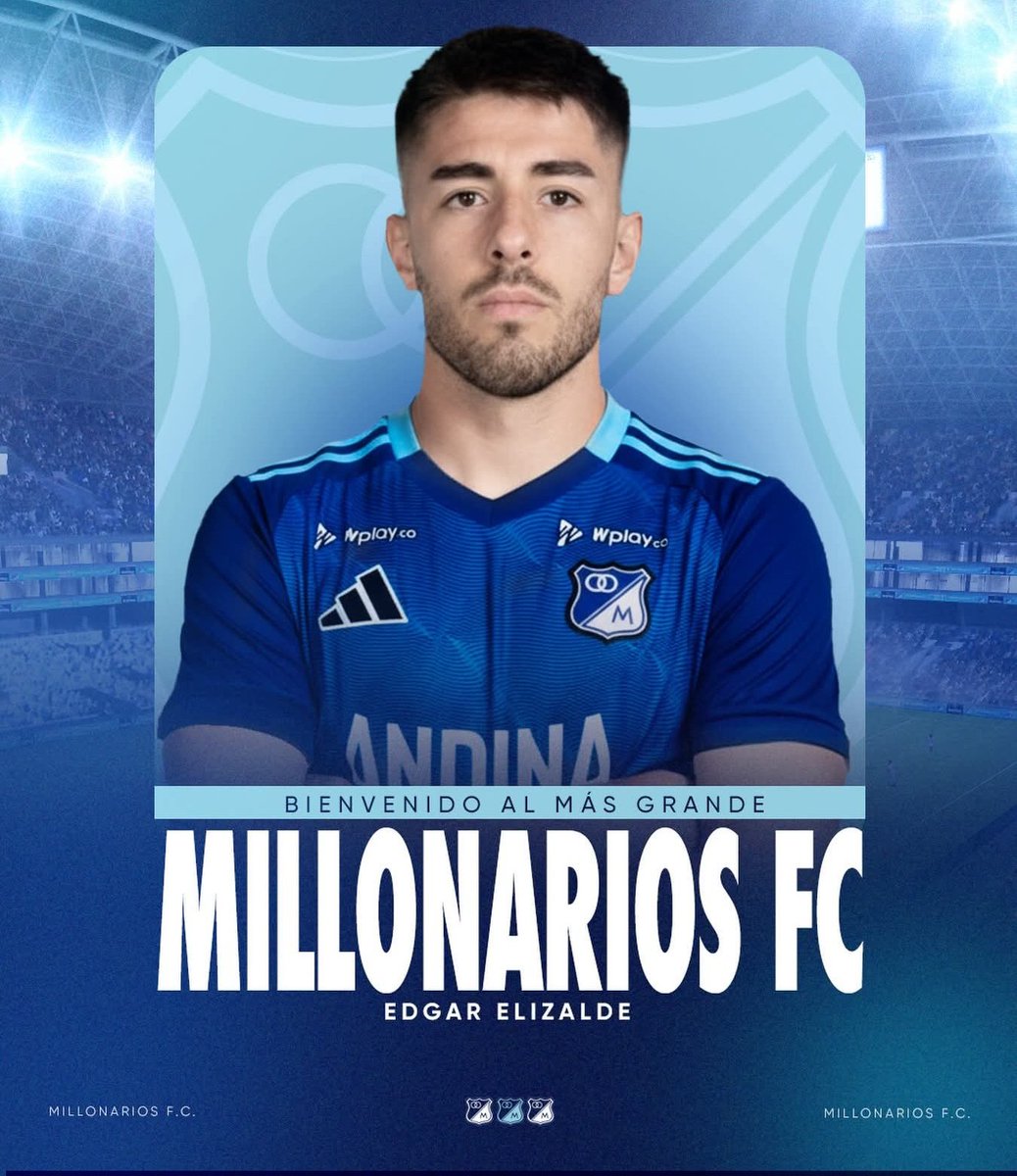 ¡OCTAVO FICHAJE PARA 2026! Ⓜ️

⚽️ Édgar Elizalde es nuevo jugador de Millonarios

✍🏻 El defensor uruguayo firmó contrato por un año.