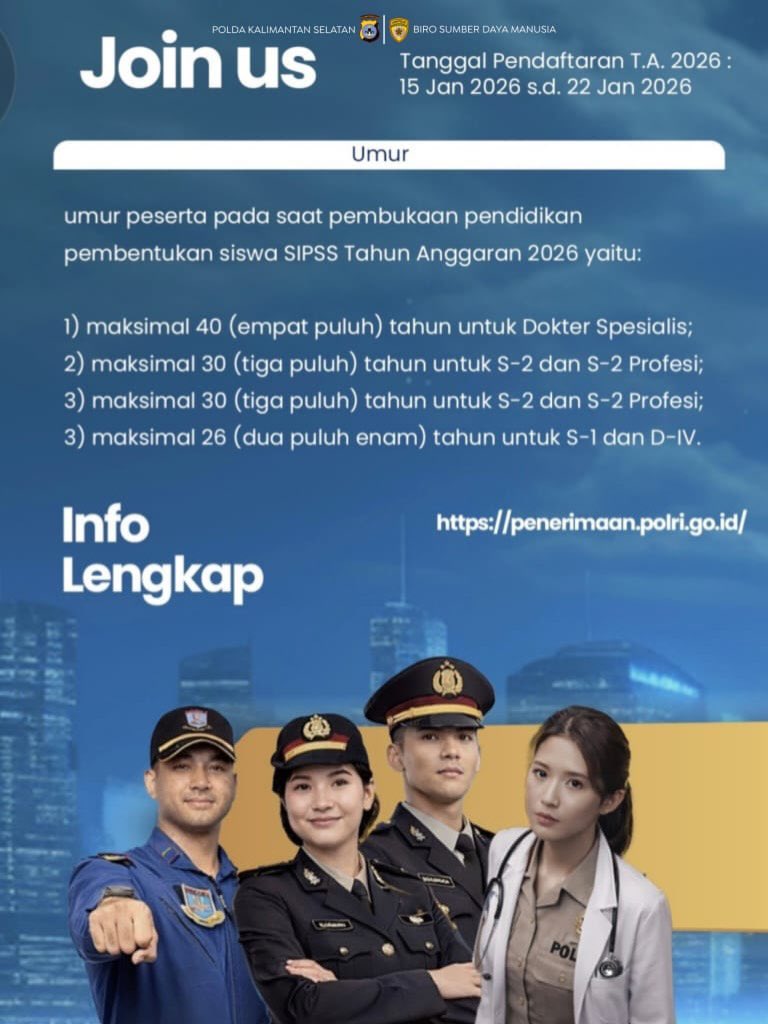 LautHumas's tweet image. Siapkan diri kalian segera..! Join Us SIPSS TA. 2026