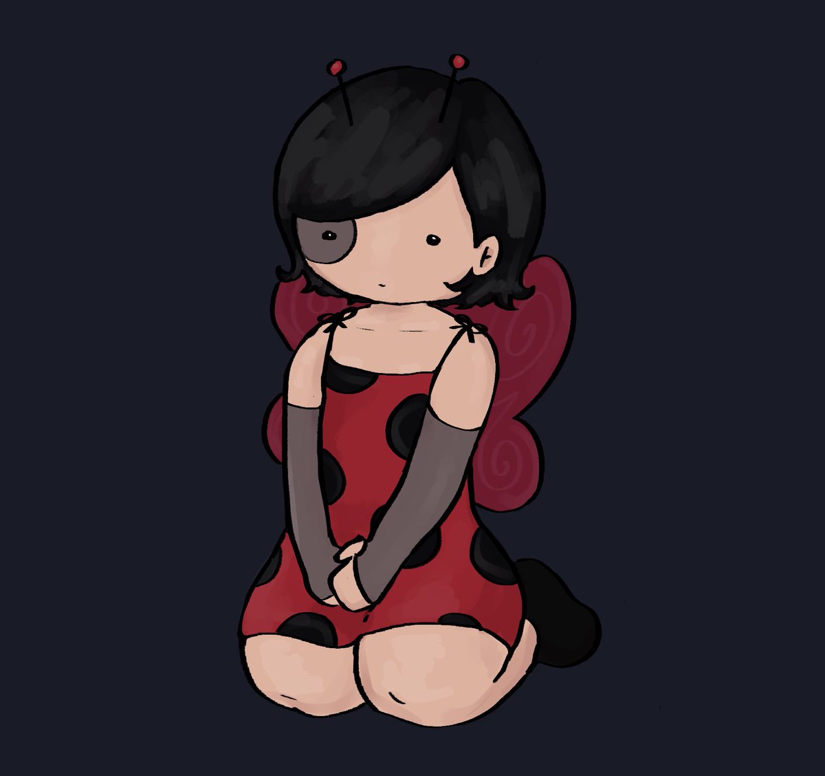 patchums's tweet image. little ladybug