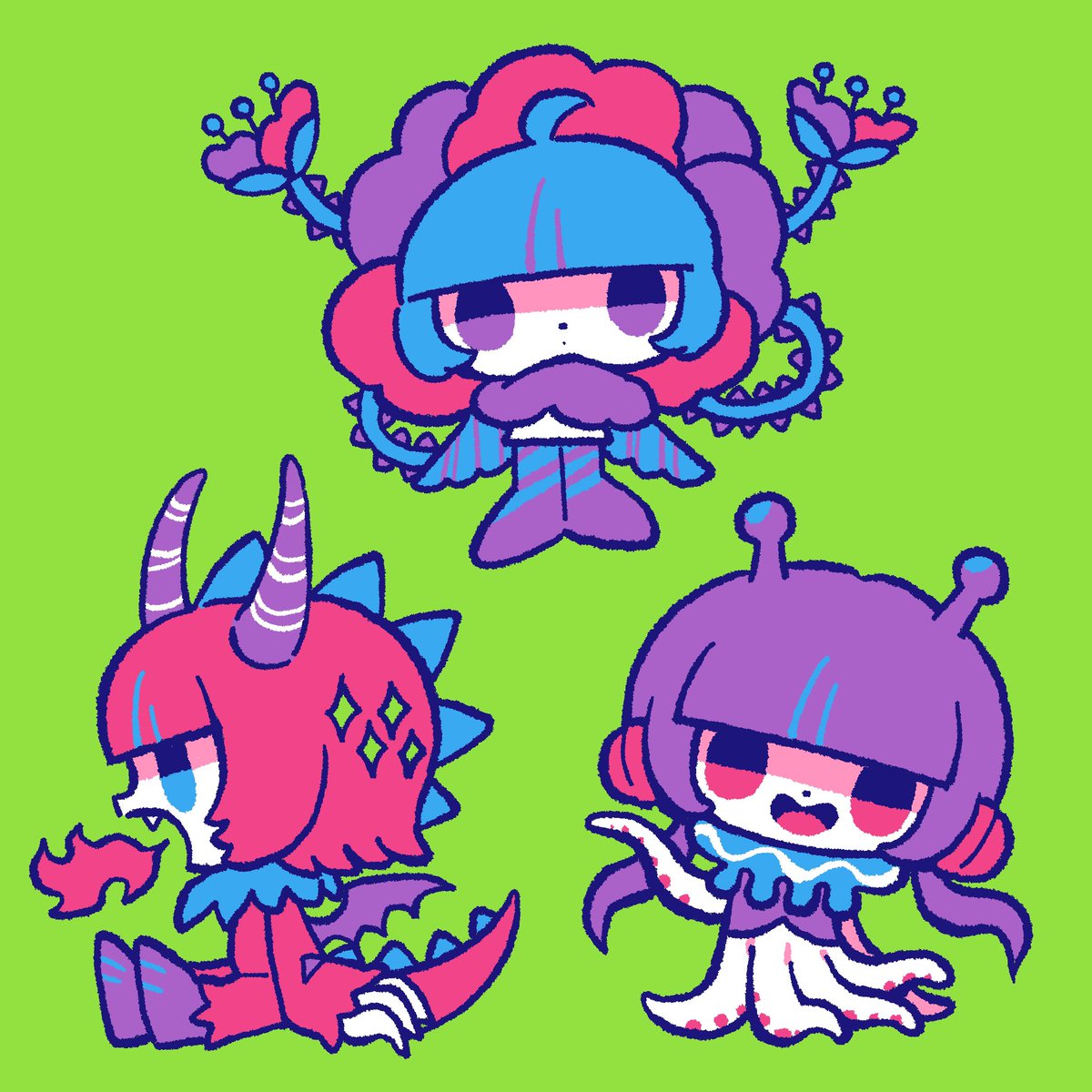 Post by チヨコ/タカハシユリ on X: モンスターズ