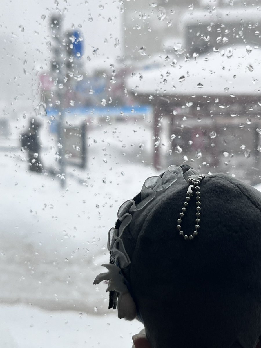 雪だよ､白いね🤍

#dear_u_san