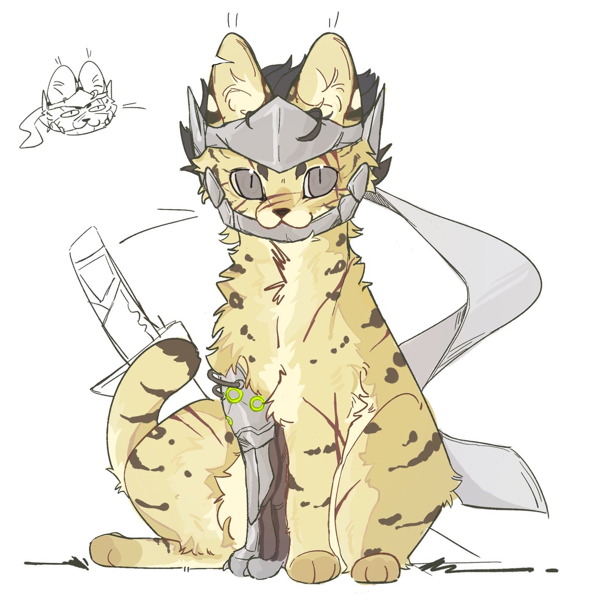 guafu111's tweet image. 所有人看到这张图说小猫乖