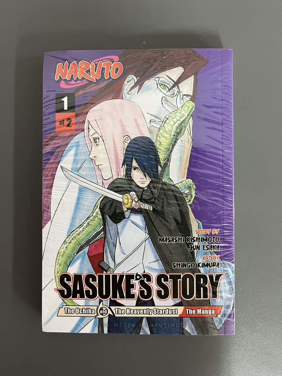 Mimin mau bagi-bagi komik lagi 😌

Kali ini mimin ada komik Sasuke's Story buat 1 orang, ada yang mau? 👀

Syaratnya follow <a href="/elexmedia/">Elex Media Komputindo</a> <a href="/comic_lxlc/">Editor Komik Elex-Level Comics</a> , repost tweet ini, dan balas tweet ini dengan menyebutkan momen Sasusaku yang kamu suka ✨