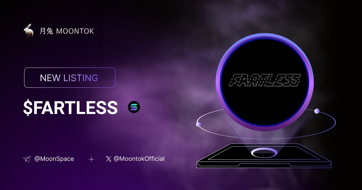 MoontokListing's tweet image. ⚡ 月兔雷霆 - Moontok Xpress

Fartless ( $Fartless )
moontok.io/coins/fartless…

8AinLThG8AHdcqQ5FhDTR7TZgxJhucBvTTxEQT6ppump

LIQ: $83,921 | MC: $703,004

#altcoin #memecoins @FartLessOfSOL @moontokofficial