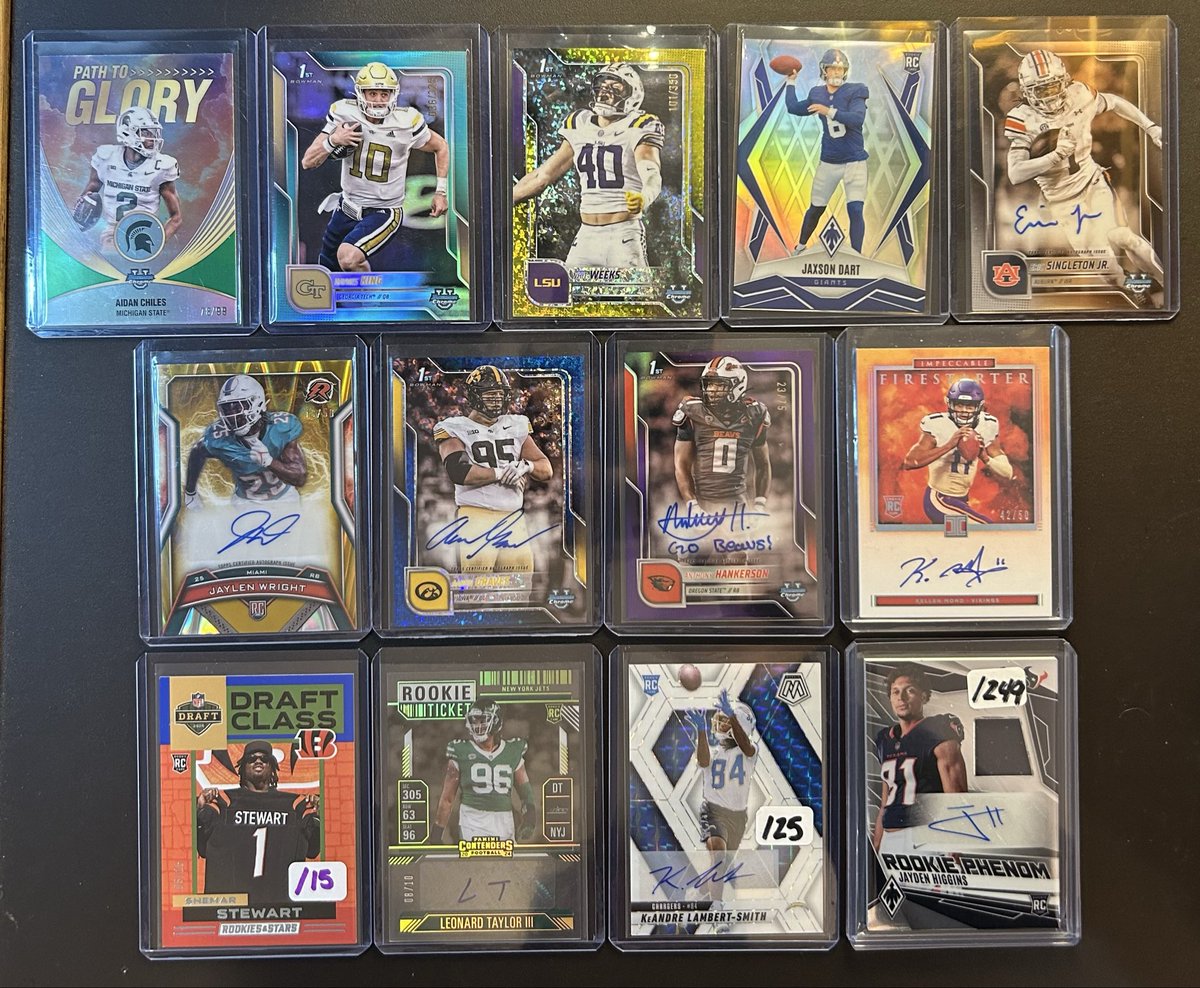 🎊 BCCards Stack Sale 🎊 

$10 per card or 2 for $18 (good for any $10 post)

#TheHobby