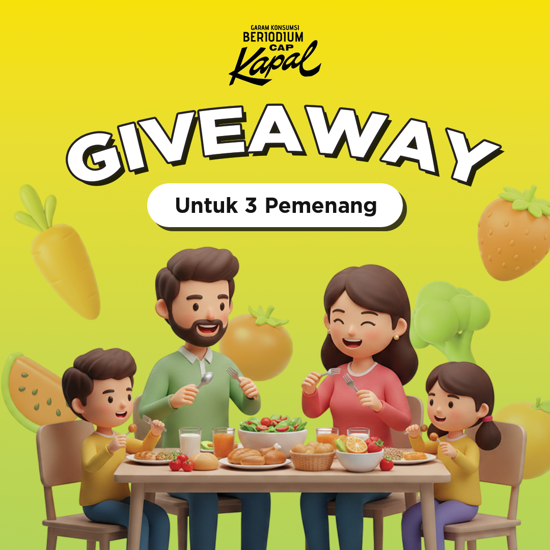 #Giveaway spesial Hari Gizi 2026

• Like + Repost tweet di bawah 
• Reply mention 3 teman 
• Reply makanan sehat favoritmu

Goodluck dan dapatkan hampers spesial~