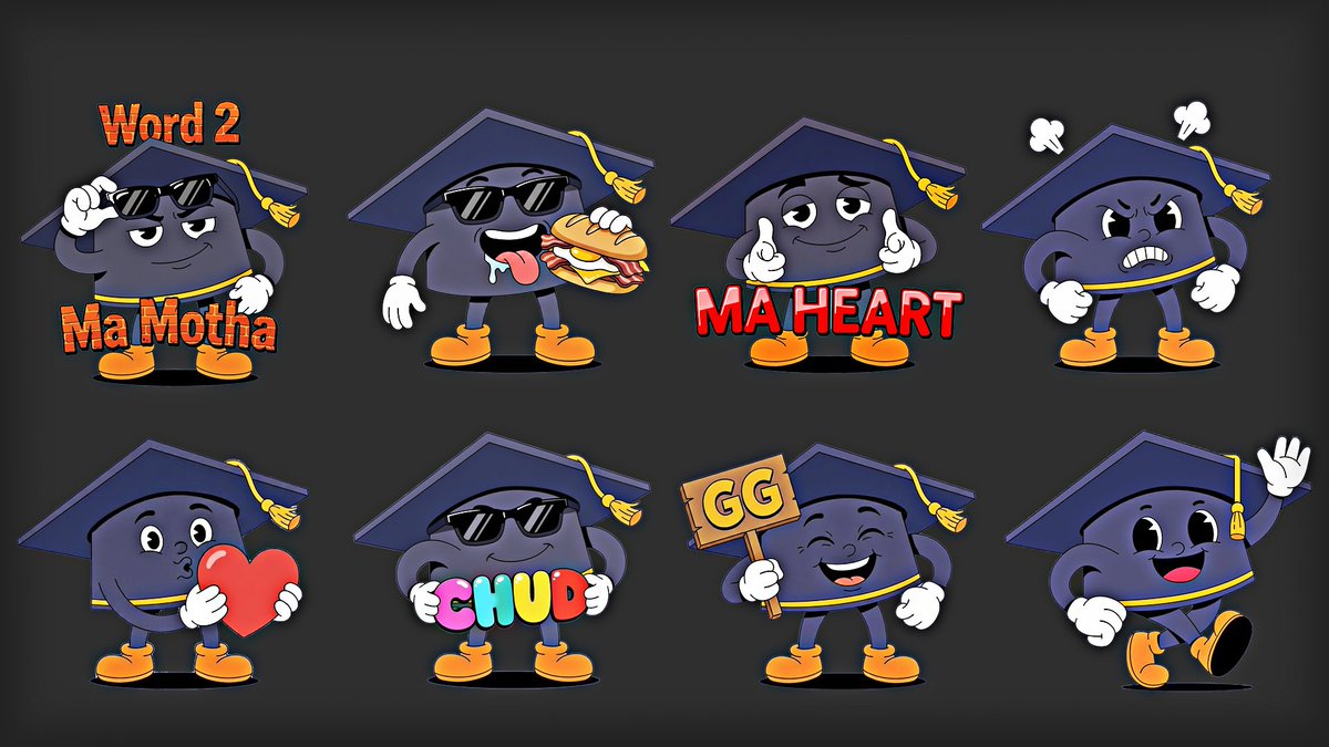 My homie @grad has been needing emotes for a hot minute. So I made his idea come to life.