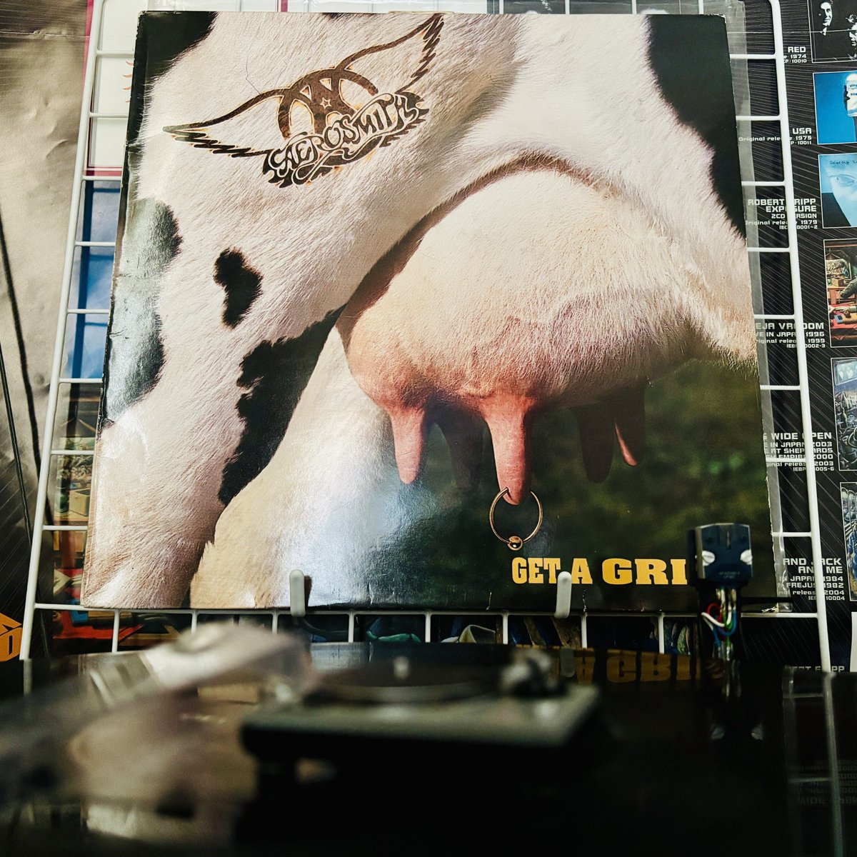 shojiro_yokoi's tweet image. おはよっこい！

#aerosmith 
#getagrip 
#vinyl