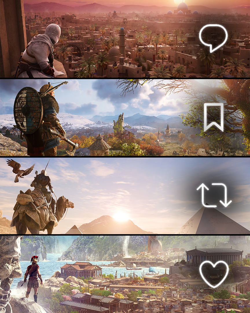 Which era are you visiting, and why? 👀

#AssassinsCreed