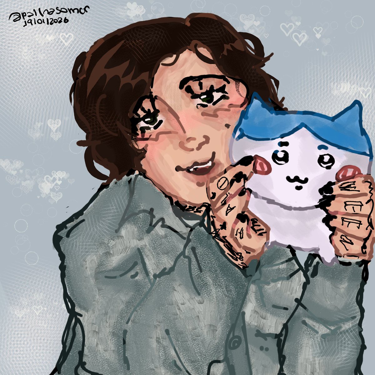palhasomcr's tweet photo. i did this on krita and i absolutely despise it #mcrtwt #chiikawa https://t.co/yWWcDSbW0U