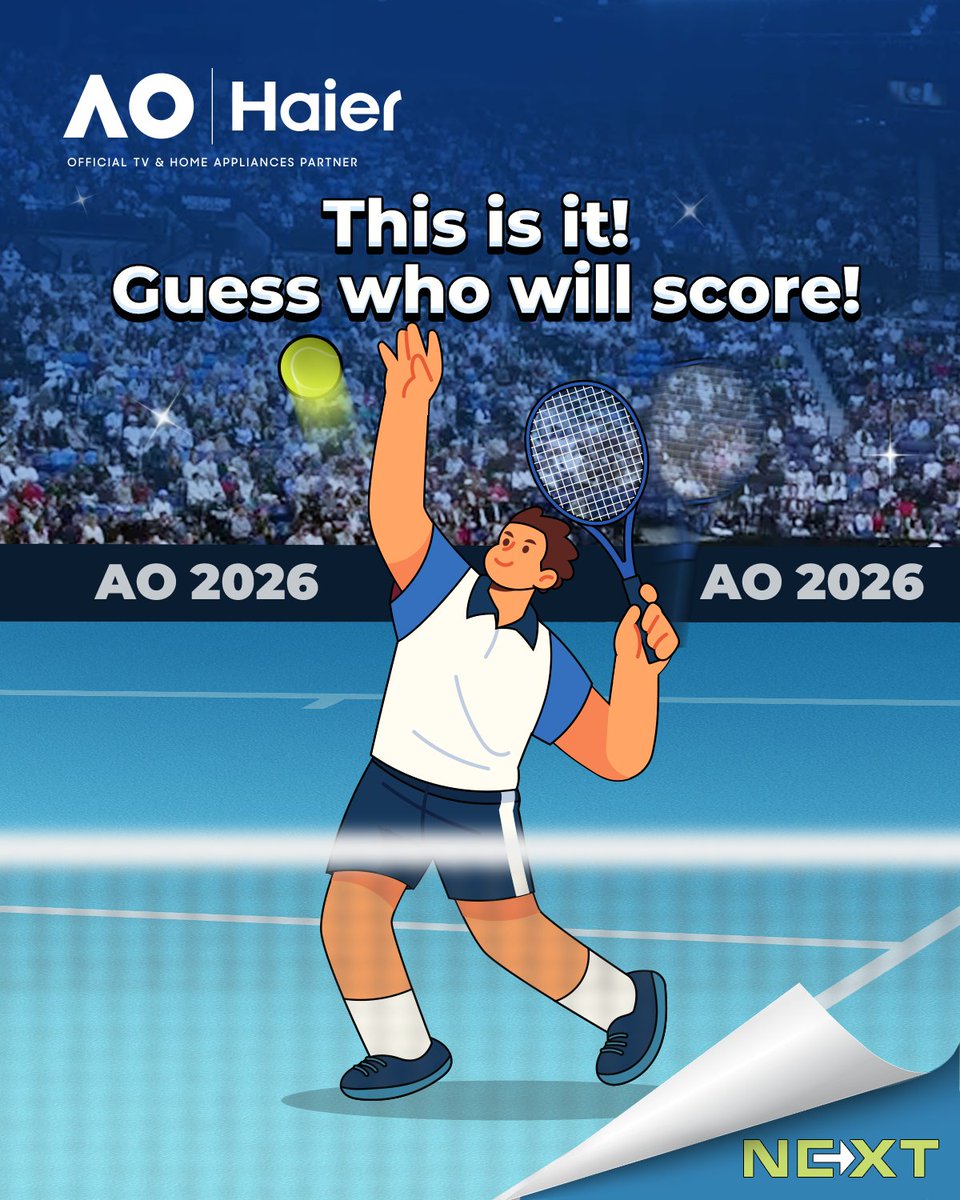 HaierJapan's tweet image. 👋 スワイプして、 AO26の舞台裏まで見てみよう🤩

ACE を追いかけて、試合の世界をもっと深く体感してみて！🎾

#Haier #AO2026 #OfficialPartner #Tennis
#PlayWithTheNumberOnes #MoreCreationMorePossibilities