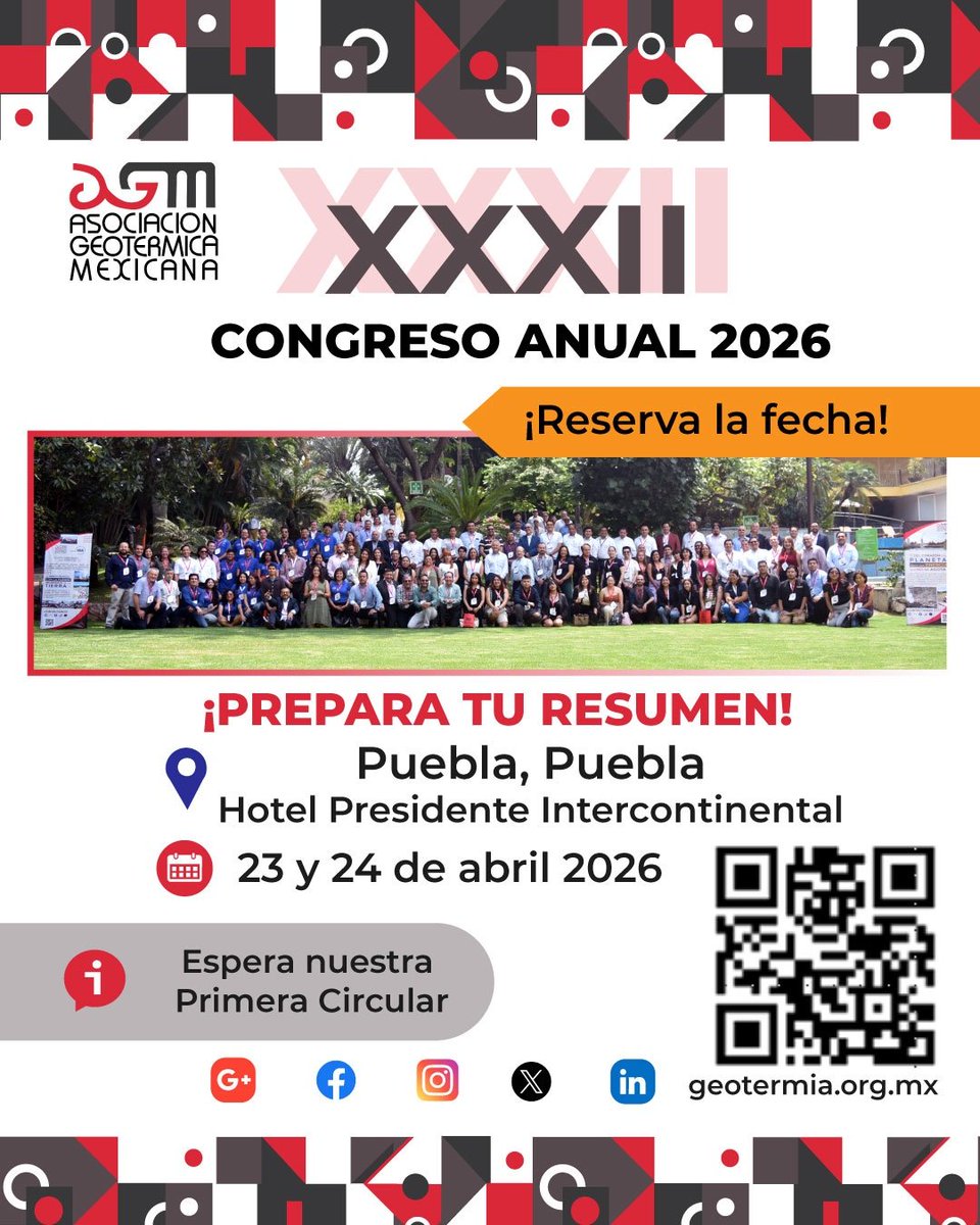Compartimos el cartel corregido del anuncio de nuestro próximo congreso.

Espera nuestra primera circular