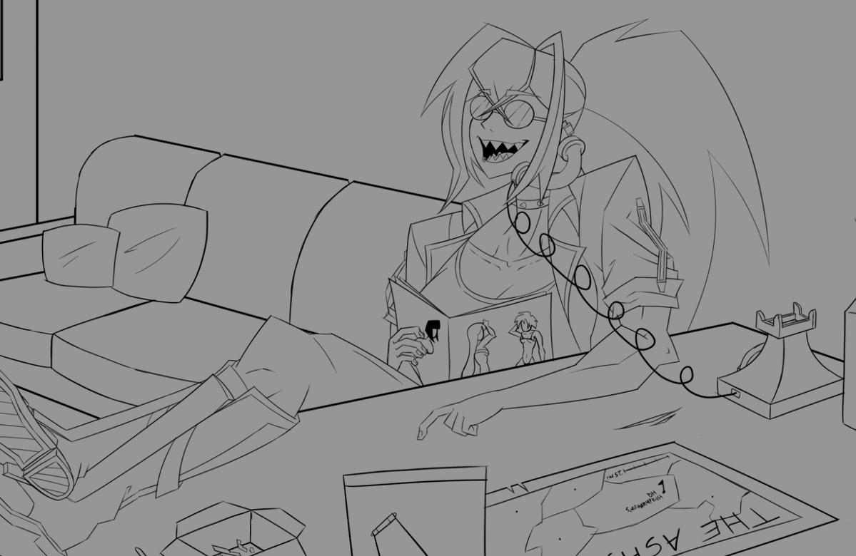 grimteeth's tweet image. getting my wisdom teeth out tomorrow booooo👎👎

but yeah here's a Monroe wip in the meantime