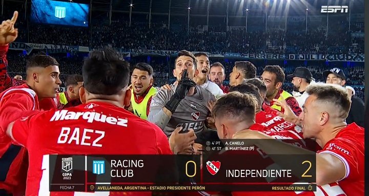 elpenchi's tweet image. Laso, Baez, ostachuk y Pérez era la defensa de independiente 
Te ganamos con goles del Chaco Martínez (único partido que jugó bien) y CANELO (EX JUGADOR)