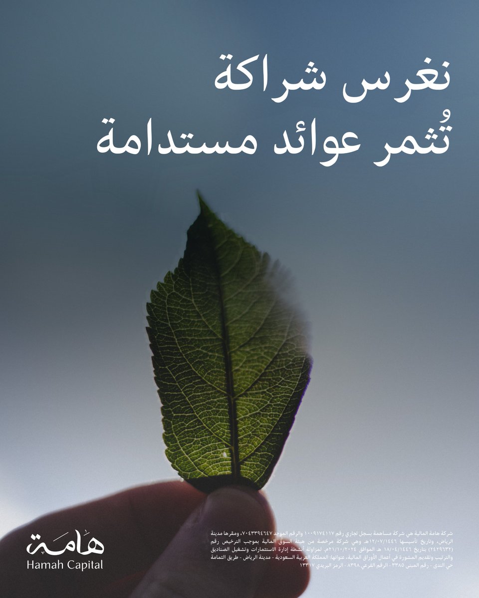 هامة المالية tweet media