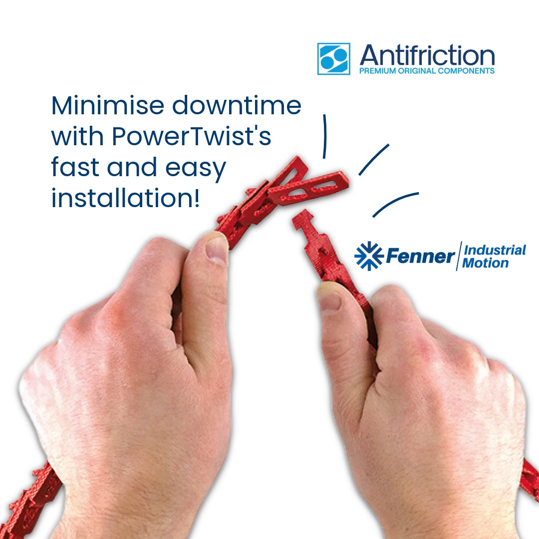AFC_Components's tweet image. Stop stripping down machinery to replace V-belts!! 🛑🔧

Why make the switch to Fenner Drives Power Twist? ✅ Fast Installation ✅ Extreme Durability ✅ Reduced Inventory

👉 Speak to us today to learn more: bit.ly/4buwFpG
 #UKMfg
