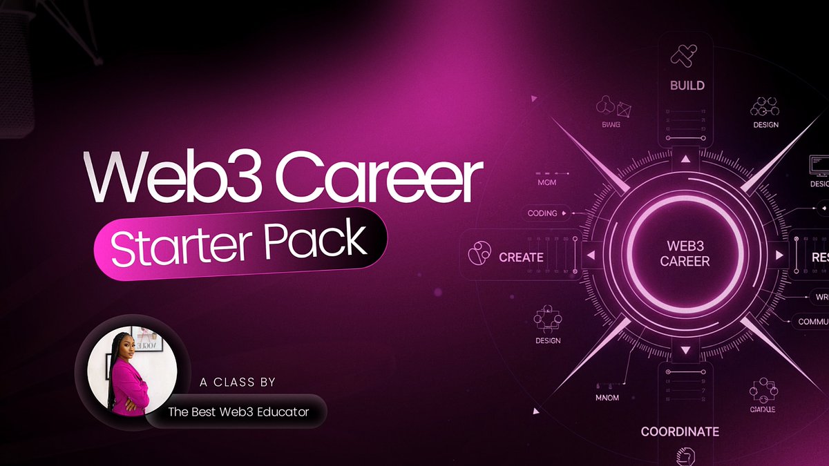 iamveektoria_'s tweet image. I will be hosting a Web3 Career Starter Pack class‼️

We’ll be covering essential tools and skills like
→ Video editing using CapCut and Canva
→ Google Docs, Sheets, and Calendar
→ Content creation, branding, and research skills
→ How to quickly make memes and clips
→ Base…