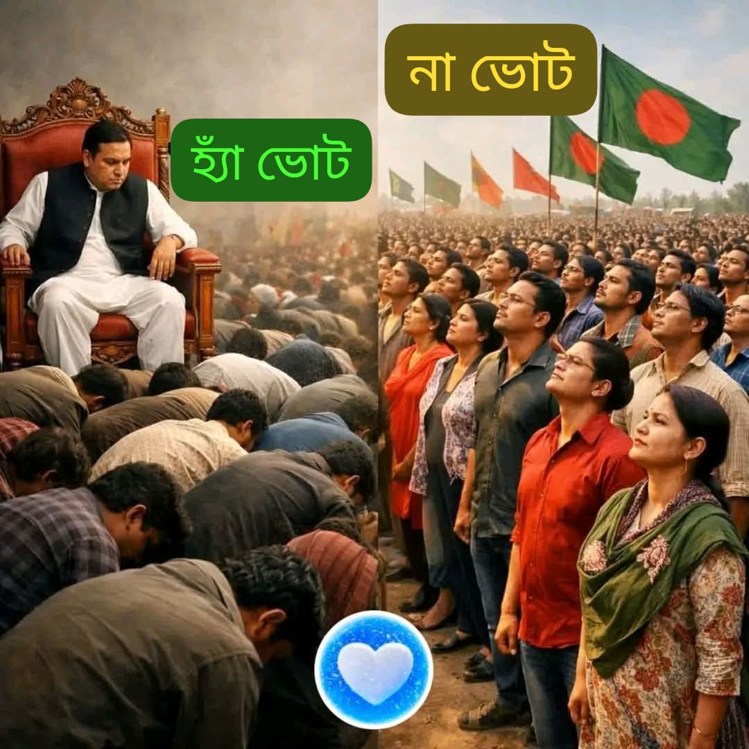 abdulkaderraj's tweet photo. না ভোট- আজাদী✌️
হ্যাঁ ভোট- গোলামি🙄 https://t.co/mFolPlWBni