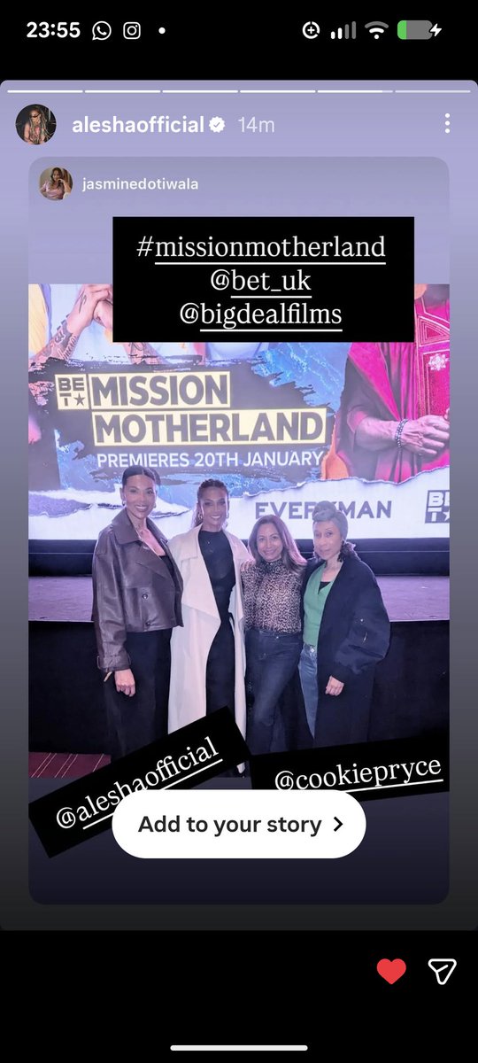 jasminedotiwala's tweet photo. #Missionmotherland starts on @BET_UK this evening 
Each show features Alesha Dixon, AJ Tracy, Jimmy Akingbola and Clara Amfo returning to their various motherland to explore their ancestral identities. 

An intimate screening at Bayswater Everyman last night was special 🎥⭐ 🎤 https://t.co/3AZurYbjLv