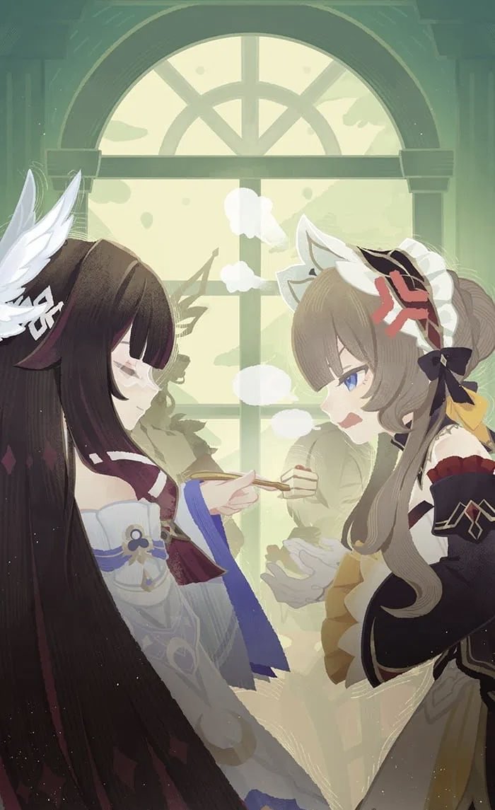 struct_nyx's tweet image. The concept of the Tsaritsa being a SandBina shipper...

I mean.. it would be hard not to given how clingy those two are with each other.